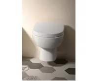 AQUALINE MODIS závěsná WC mísa, 36x52cm, bílá (4)