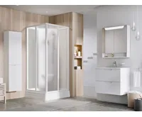 Ravak sprchový box čtvercový ASBRV2-90 bílá+grape (4 díly) Ravak sprchový box čtvercový ASBRV2-90 bílá+grape (4 díly)