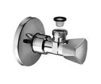 Schell Sanland rohový ventil vřetenový se sítkem 1/2" x 3/8" bez matky Schell Sanland rohový ventil vřetenový se sítkem 1/2" x 3/8" bez matky