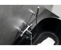 SAPHO SOLARIS nástěnná vanová termostatická baterie, chrom (3)