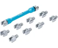 BGS Klíč na paprsky kol, vyměnitelné hlavy, pro motocykly, 10dílný (1)