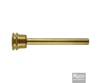 REGULUS Jímka pro 1 čidlo, 7 x 9 x 100 mm, 1/2", mosaz REGULUS Jímka pro 1 čidlo, 7 x 9 x 100 mm, 1/2", mosaz