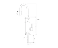 HAKL Baterie s elektrickým ohřevem vody OB 500 3,3kW (4)