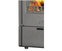 PLAMEN PLAMEN Litinová krbová kamna VESTA - hnědá (3)