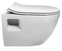 CREAVIT PAULA závěsná WC mísa, 35,5x50cm, bílá (3)