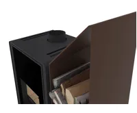 HS Flamingo Krbová kamna FLAMINGO DELUXE ® KAMPA pravá, hnědá - sametová (19)