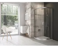 Ravak sprchový kout čtvrtkruh BLCP4-90 satin +Transparent