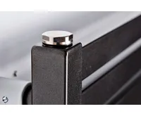 Koupelnový radiátor Thermal KH 600/1330 - černý mat (7)