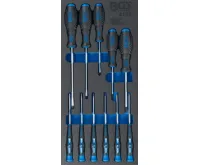 BGS Vložka do dílenského vozíku 1/3: sada šroubováků, 11dílná BGS Vložka do dílenského vozíku 1/3: sada šroubováků, 11dílná