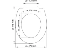 Schütte WC sedátko BEACH | Duroplast, Soft Close (5)