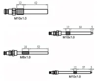 BGS Sada testerů pro zkoušku komprese benzínových a naftových motorů (5)