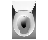 SAPHO HANDICAP WC kombi zvýšený sedák, Rimless, zadní odpad, bílá (1)