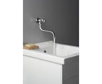 AQUALINE Nástěnný ventil 1/2", otočná hubice, chrom (5)