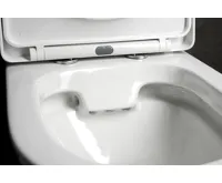 AQUALINE JALTA HYGIE WC kombi s umývátkem, Rimless, spodní/zadní odpad, bílá (8)