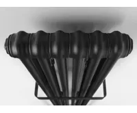 SAPHO FEDE otopné těleso 1500x306mm, 6 seg., černá mat (6)