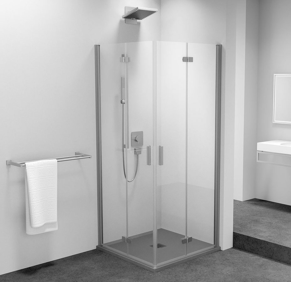 Polysan zoom obdélníkový sprchový kout 800x900mm, rohový vstup