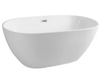 AQUALINE DOURO volně stojící vana, 150x82cm, bílá