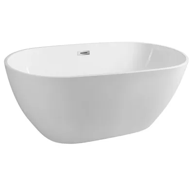 AQUALINE DOURO volně stojící vana, 150x82cm, bílá