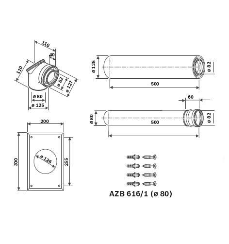 Bosch azb 616/1 odtah do strany do kom.šachty