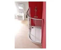 GELCO RIVA sprchová vanička z litého mramoru, čtvrtkruh 120x90cm, levá, bílá (1)