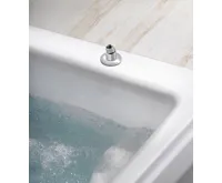 SAPHO Sprchová průchodka na okraj vany s mezikusem F1/2"-M15x1, chrom (2)