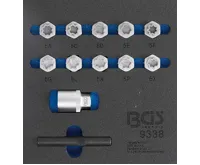 BGS Hlavice zástrčné pro bezpečnostní šrouby ráfků pro Mercedes-Benz, 12dílná BGS Hlavice zástrčné pro bezpečnostní šrouby ráfků pro Mercedes-Benz, 12dílná