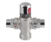 SAPHO Termostatický regulátor teploty vody, 1", pro 4 až 8 odběrných míst, chrom SAPHO Termostatický regulátor teploty vody, 1", pro 4 až 8 odběrných míst, chrom