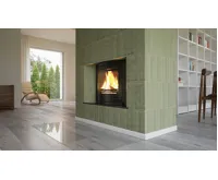 HS Flamingo Krbová vložka AQUAFLAM ® PANORAMA 25 s výměníkem a základní regulací (33)