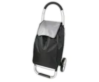 HomeLife Nákupní taška na kolečkách CARRY 53 litrů černá