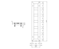 SAPHO BLOCK otopné těleso 280x1330 mm, bílá mat (8)