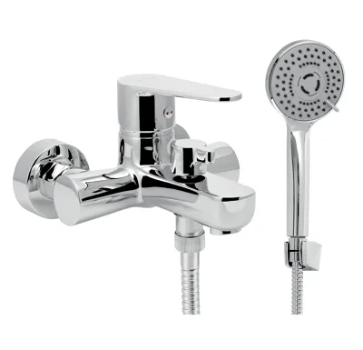 NOVASERVIS Vanová nástěnná baterie Titania Fresh FLOW, 100 mm, chrom - 96025,0E