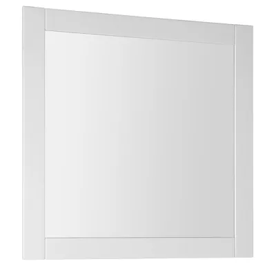 AQUALINE FAVOLO zrcadlo v rámu 80x80cm, bílá mat
