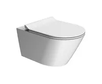 GSI KUBE X závěsná WC mísa, GeniusFlush, 36x55cm, bílá dual-mat (1)