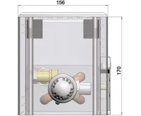 MINIB Nástěnný konvektor COIL-NP-1/4  1000 mm Bez ventilátoru (1)