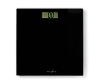 Digitální osobní váha s max. nosností 150kg, tvrzené sklo, černá (7)