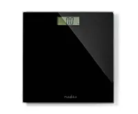 Digitální osobní váha s max. nosností 150kg, tvrzené sklo, černá
