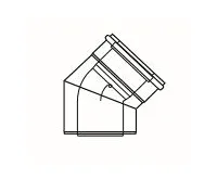 ALMEVA LIL koleno 45° 60/100