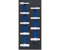 BGS Modul - hlavice nástrčné 1/2&quot; 10-24 mm, šestihran. prodloužené, sada 9 dílů