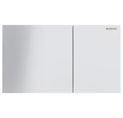GEBERIT ovládací tlačítko Sigma70, pro 2 množství splachování, bílá