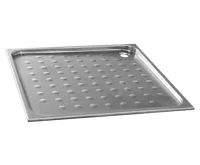 NOFER Nerezová sprchová vanička, čtverec 80x80cm, mat