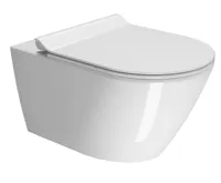 GSI KUBE X závěsná WC mísa, GeniusFlush, 36x55cm, bílá ExtraGlaze (3)