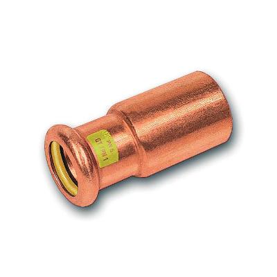 Cu lisovací redukce 9243 - 28 x 22  - pro topení i rozvod plynu f/m