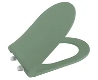 SAPHO BRILLA WC sedátko, SLIM, Soft Close, zelená mat
