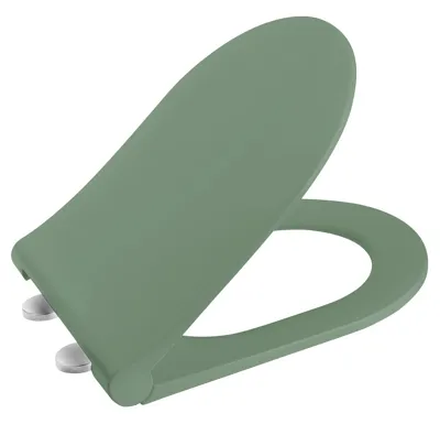 SAPHO BRILLA WC sedátko, SLIM, Soft Close, zelená mat