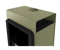 HS Flamingo Krbová kamna FLAMINGO DELUXE ® SINGA, olivová (21)