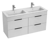 JIKA CUBE Skříňka se 4 zásuvkami včetně umyvadla 120 x 43 cm 453662 Bílá JIKA CUBE Skříňka se 4 zásuvkami včetně umyvadla 120 x 43 cm 453662 Bílá