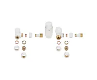 INVENA Sada pro boční připojení, bílá (CD-25-B15-S)