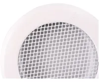 HS Flamingo Krbová mřížka KULATÁ 125 mm bílá (1)