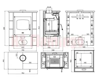 HS Flamingo Kachlová kamna FLAMINGO ® BALI, kachle zelená (5)