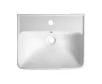 BRUCKNER NEON keramické umyvadlo 45x41,5cm, bílá (1)